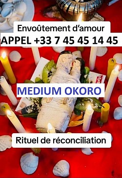 envoutement d'amour rapide, retour amoureux immédiat, rituel de réconciliation d'amour, marabout retour affectif en France, médium spirituel en France Okoro, Voyance amoureuse gratuit